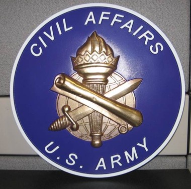 U.S.Army Civil Affairs _ 15" Seal